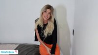The perfect wife starts giving blowjobs but also has unprotected sex
